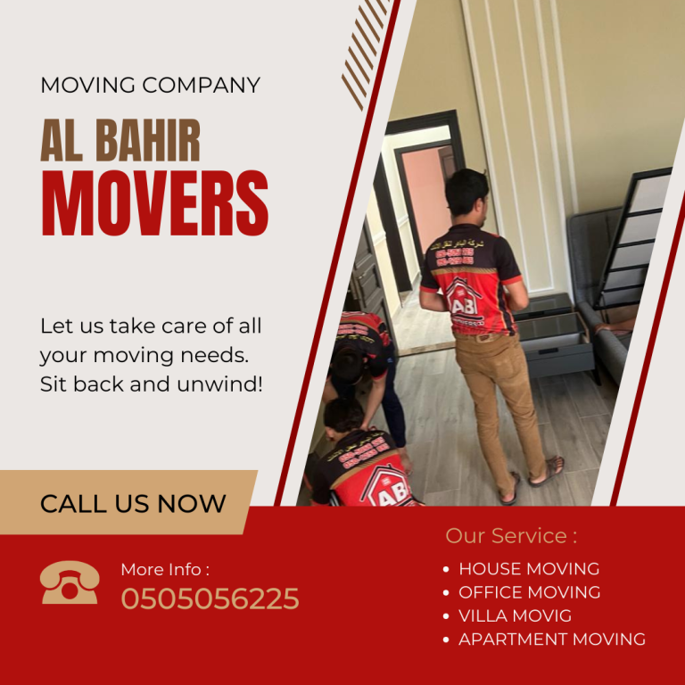 Movers in Fujairah | Al Bahir Furniture Movers – Call 0505056225